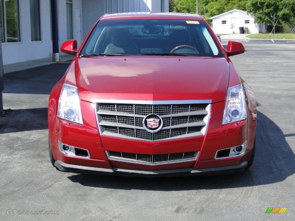 Crystal Red 2008 Cadillac CTS 4 AWD Sedan Exterior Photo #63198264