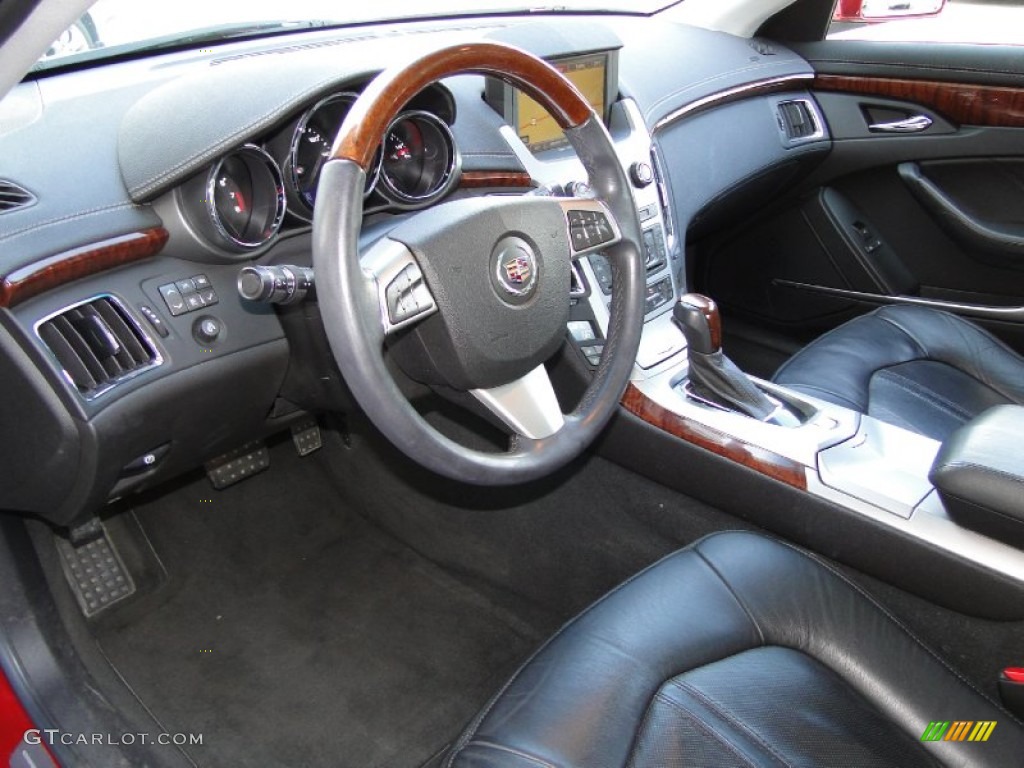 Ebony Interior 2008 Cadillac CTS 4 AWD Sedan Photo #63198354
