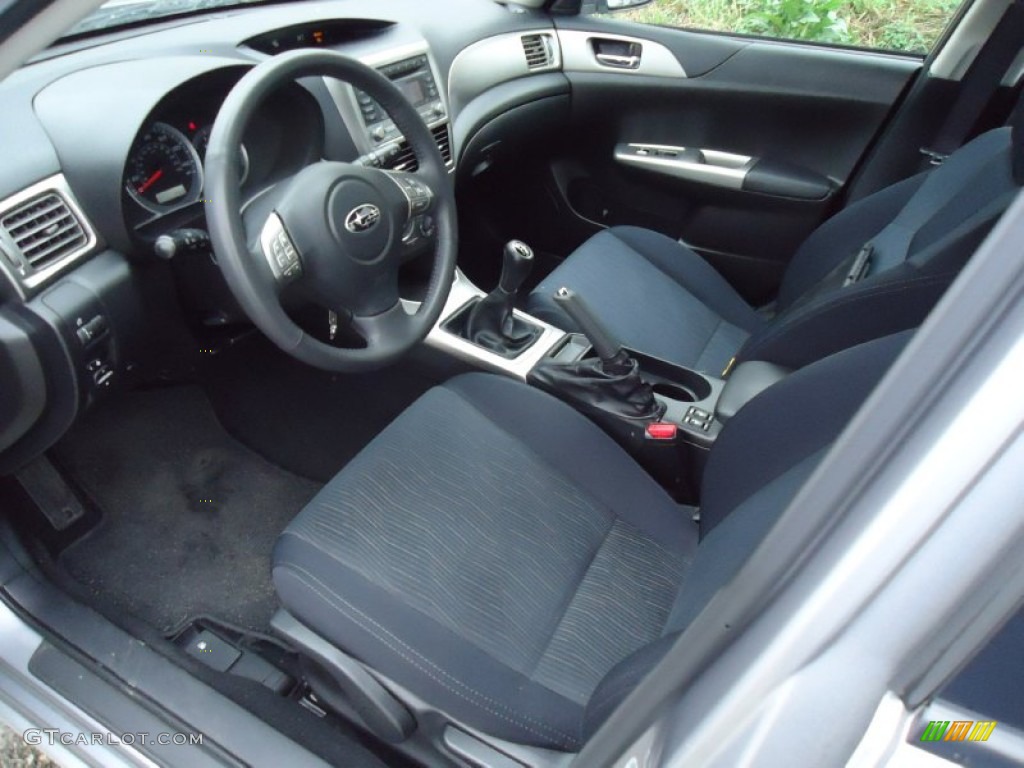 Carbon Black Interior 2009 Subaru Impreza Outback Sport Wagon Photo #63198442