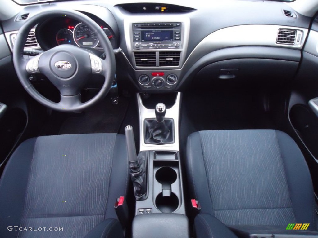 2009 Subaru Impreza Outback Sport Wagon Carbon Black Dashboard Photo #63198588