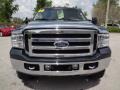 2006 Dark Green Satin Metallic Ford F250 Super Duty Lariat FX4 Off Road Crew Cab 4x4  photo #13