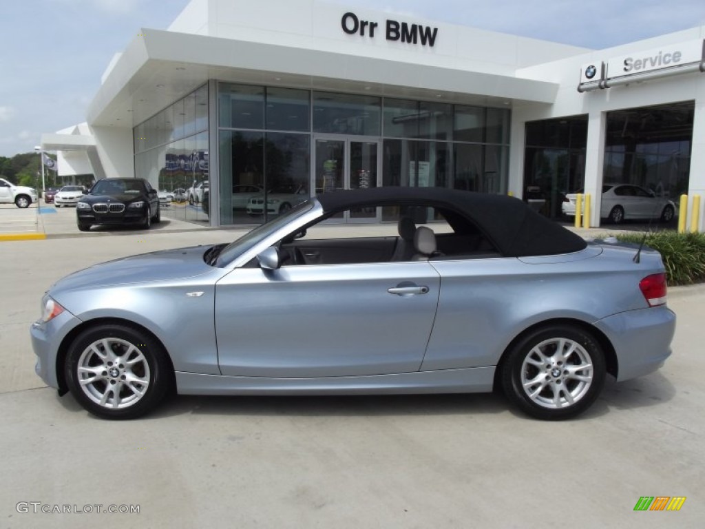 2008 1 Series 128i Convertible - Blue Water Metallic / Taupe photo #5