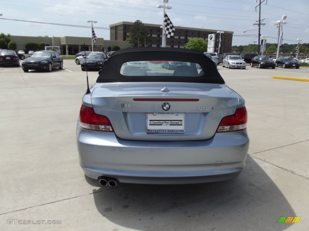 2008 1 Series 128i Convertible - Blue Water Metallic / Taupe photo #8