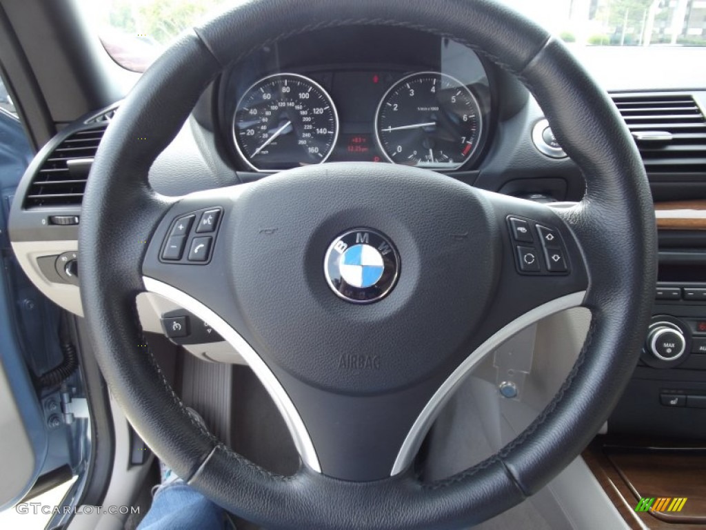 2008 1 Series 128i Convertible - Blue Water Metallic / Taupe photo #10