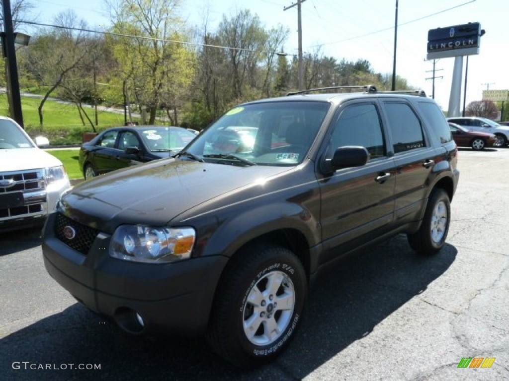 2007 Escape XLT V6 4WD - Dark Stone Metallic / Medium/Dark Flint photo #1