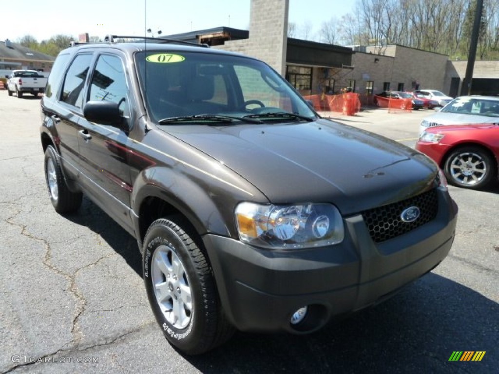 Dark Stone Metallic 2007 Ford Escape XLT V6 4WD Exterior Photo #63200871