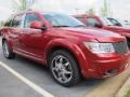 2009 Inferno Red Crystal Pearl Dodge Journey R/T  photo #4