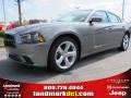 2012 Tungsten Metallic Dodge Charger R/T Road and Track  photo #1