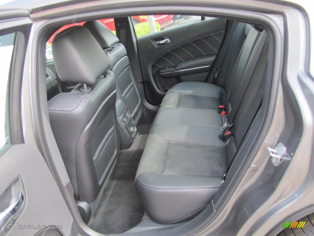 Black Interior 2012 Dodge Charger R/T Road and Track Photo #63203148