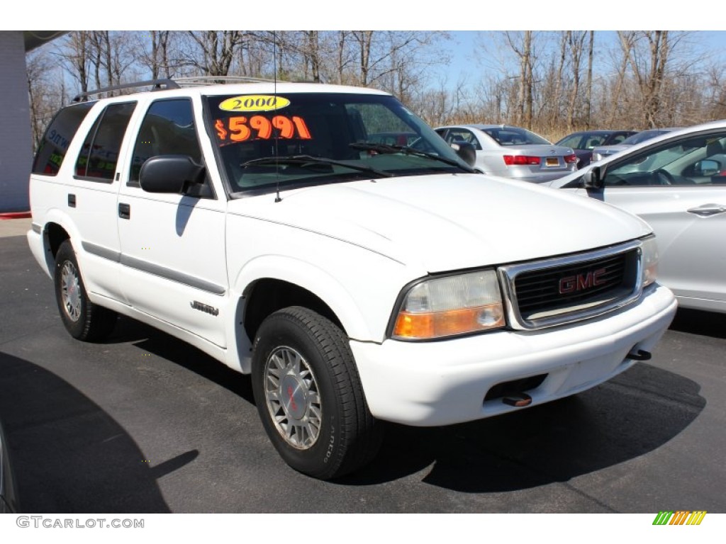 2000 Jimmy SLE 4x4 - Summit White / Graphite photo #17