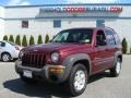 Dark Garnet Red Pearl 2003 Jeep Liberty Sport 4x4