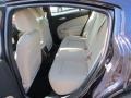 2012 Dodge Charger Black/Light Frost Beige Interior Rear Seat Photo