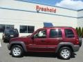 2003 Dark Garnet Red Pearl Jeep Liberty Sport 4x4  photo #3