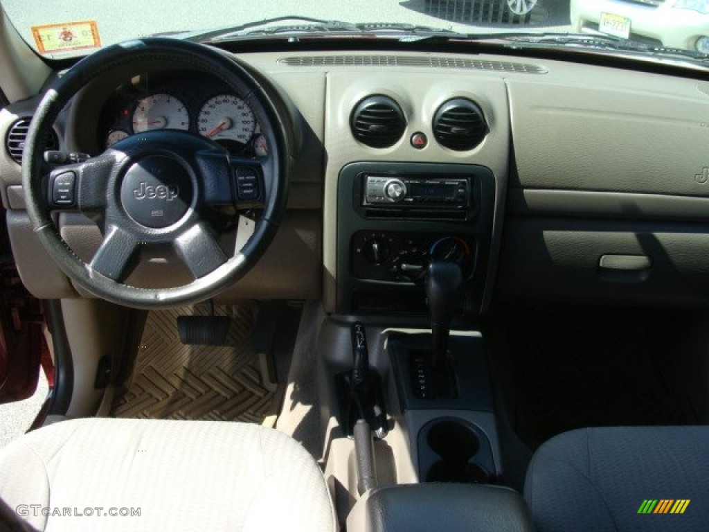 2003 Liberty Sport 4x4 - Dark Garnet Red Pearl / Dark Slate Gray photo #10