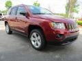 Deep Cherry Red Crystal Pearl 2012 Jeep Compass Latitude Exterior
