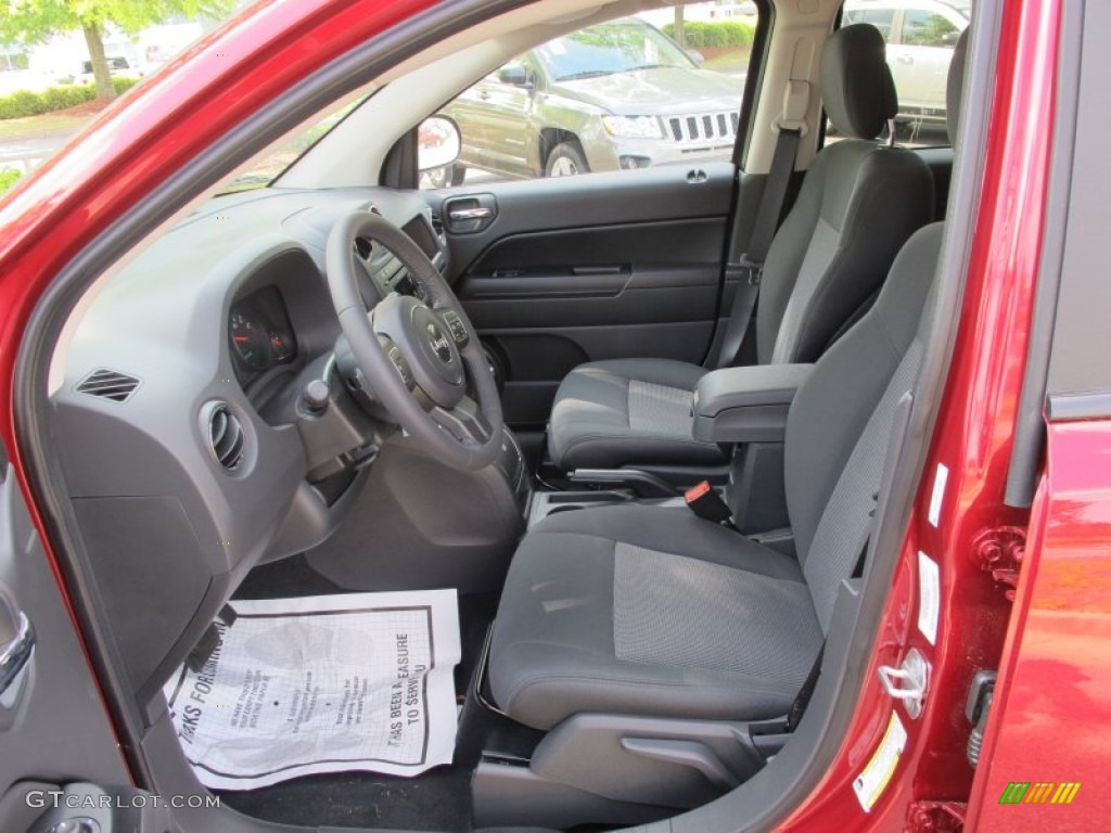 Dark Slate Gray Interior 2012 Jeep Compass Latitude Photo #63203556