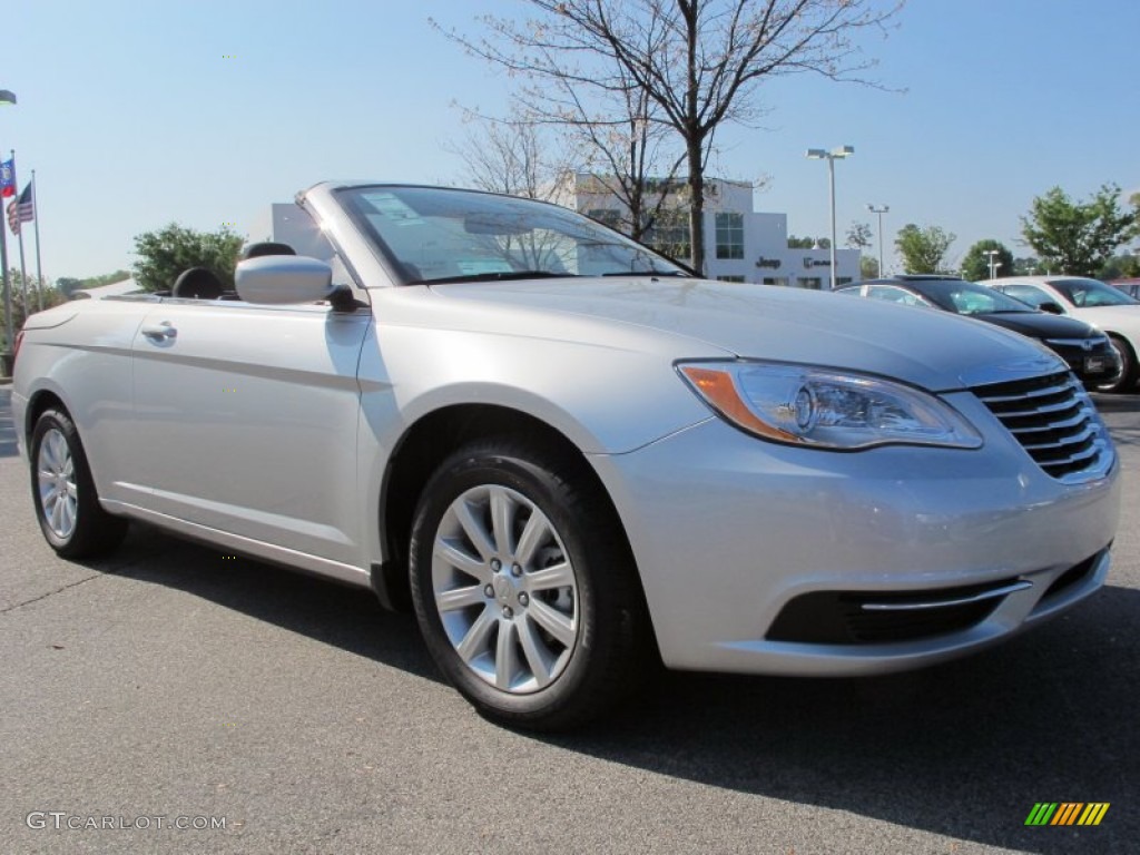 Bright Silver Metallic 2012 Chrysler 200 Touring Convertible Exterior Photo #63204804