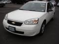 2007 White Chevrolet Malibu LS Sedan  photo #1