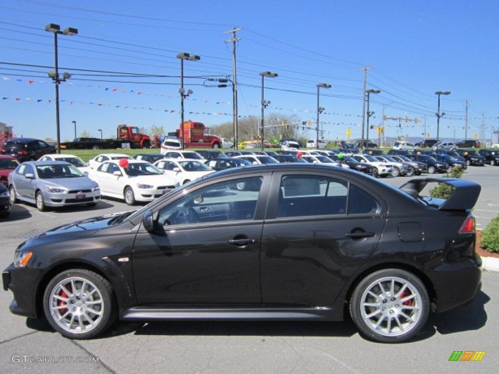 Phantom Black 2012 Mitsubishi Lancer Evolution GSR Exterior Photo #63205974