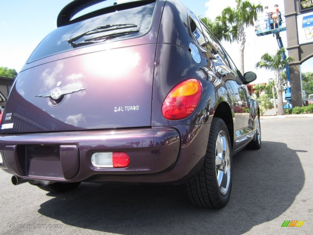 2005 PT Cruiser Limited Turbo - Dark Plum Pearl / Dark Slate Gray photo #12