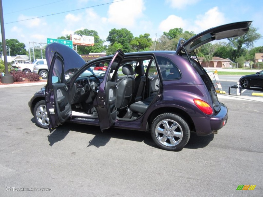 2005 PT Cruiser Limited Turbo - Dark Plum Pearl / Dark Slate Gray photo #17