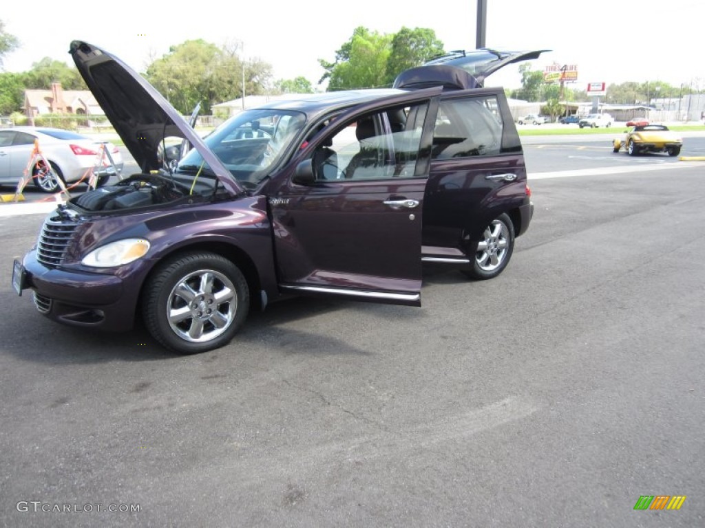 2005 PT Cruiser Limited Turbo - Dark Plum Pearl / Dark Slate Gray photo #18