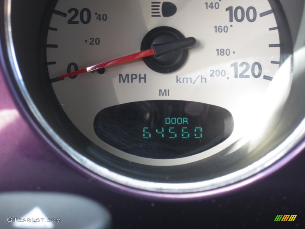 2005 PT Cruiser Limited Turbo - Dark Plum Pearl / Dark Slate Gray photo #37