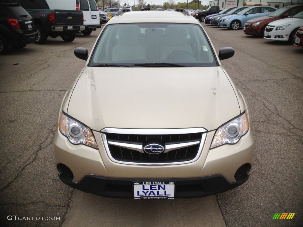 2009 Outback 2.5i Wagon - Harvest Gold Metallic / Warm Ivory photo #2