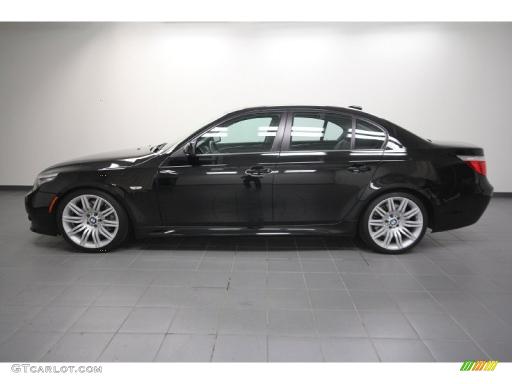 Jet Black 2009 BMW 5 Series 550i Sedan Exterior Photo #63207122
