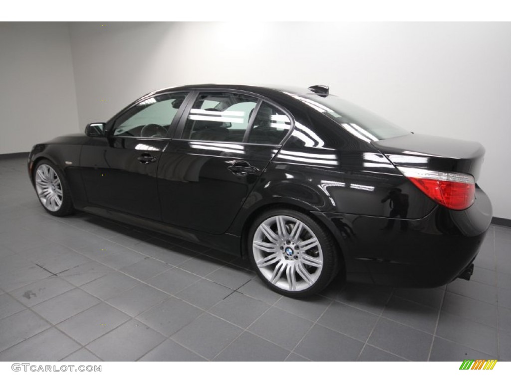 2009 5 Series 550i Sedan - Jet Black / Black photo #5