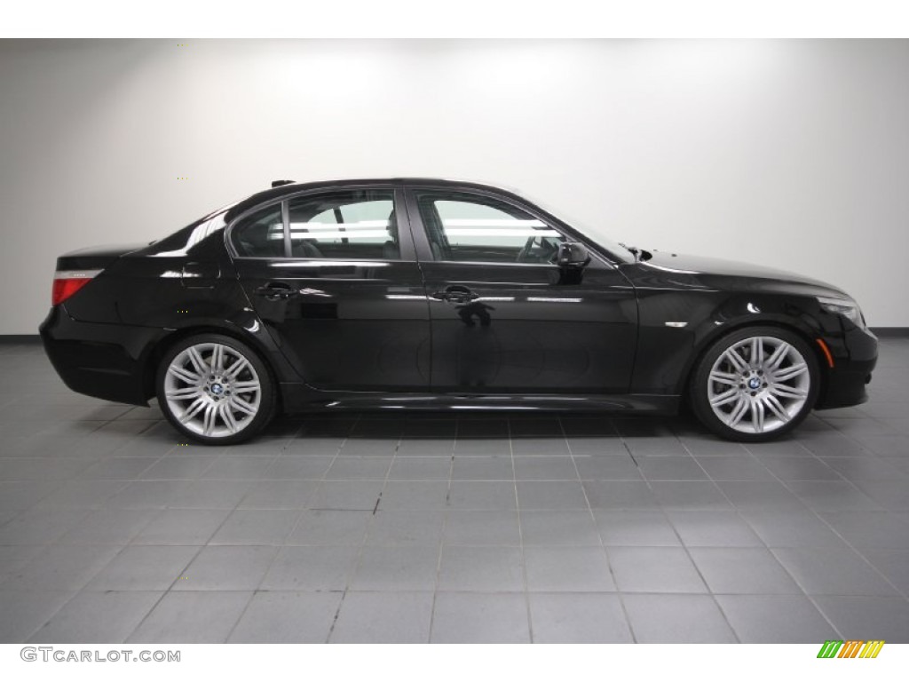 Jet Black 2009 BMW 5 Series 550i Sedan Exterior Photo #63207168