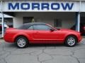 2007 Torch Red Ford Mustang V6 Premium Convertible  photo #1