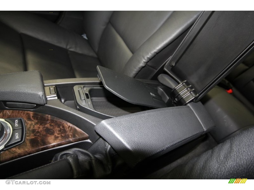 2009 5 Series 550i Sedan - Jet Black / Black photo #28