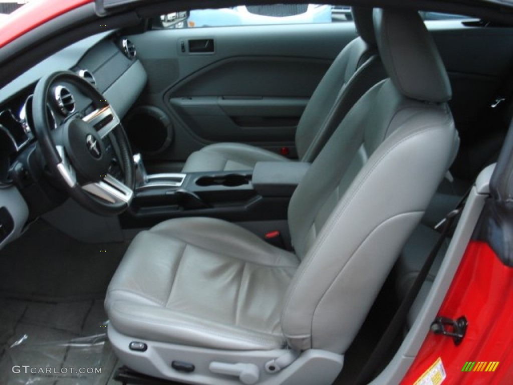 2007 Mustang V6 Premium Convertible - Torch Red / Light Graphite photo #14