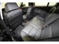 2009 BMW 5 Series Black Interior Rear Seat Photo