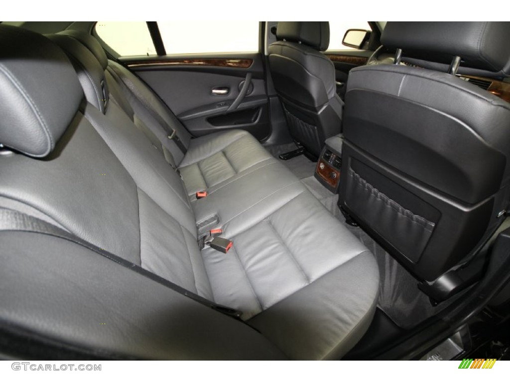 2009 5 Series 550i Sedan - Jet Black / Black photo #38