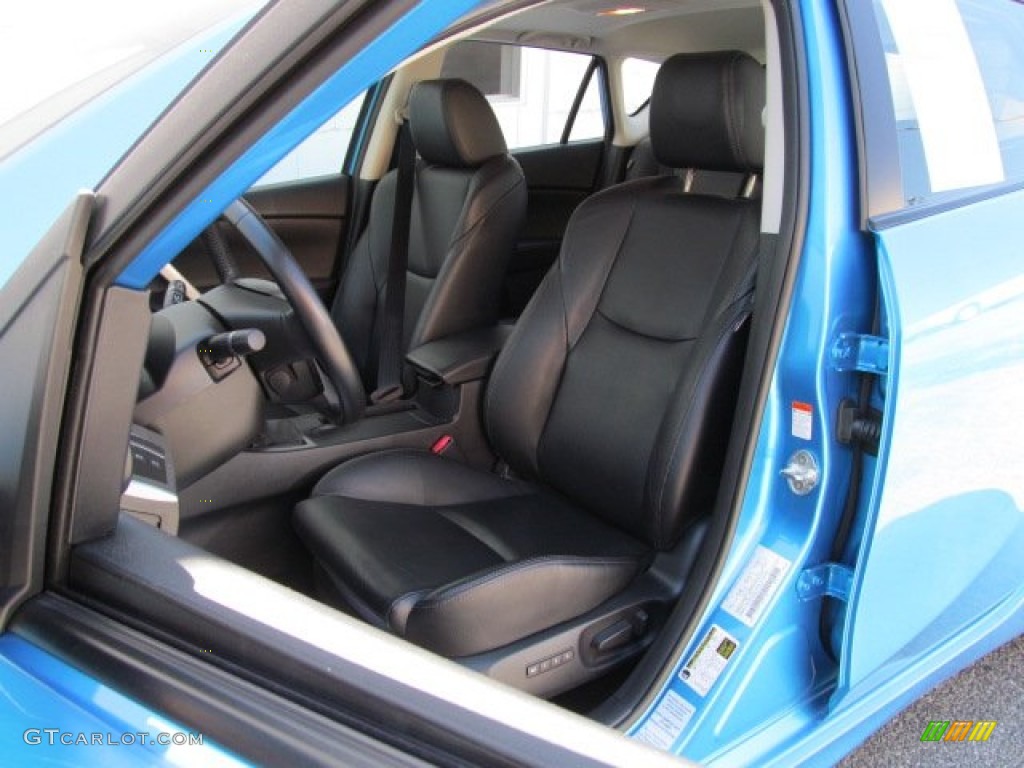 Black Interior 2010 Mazda MAZDA3 s Grand Touring 5 Door Photo #63207471