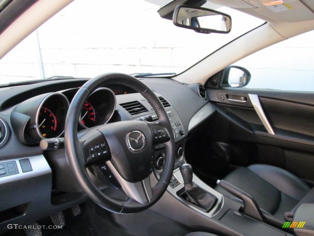 Black Interior 2010 Mazda MAZDA3 s Grand Touring 5 Door Photo #63207480