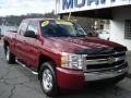 2007 Sport Red Metallic Chevrolet Silverado 1500 LT Z71 Extended Cab 4x4  photo #2