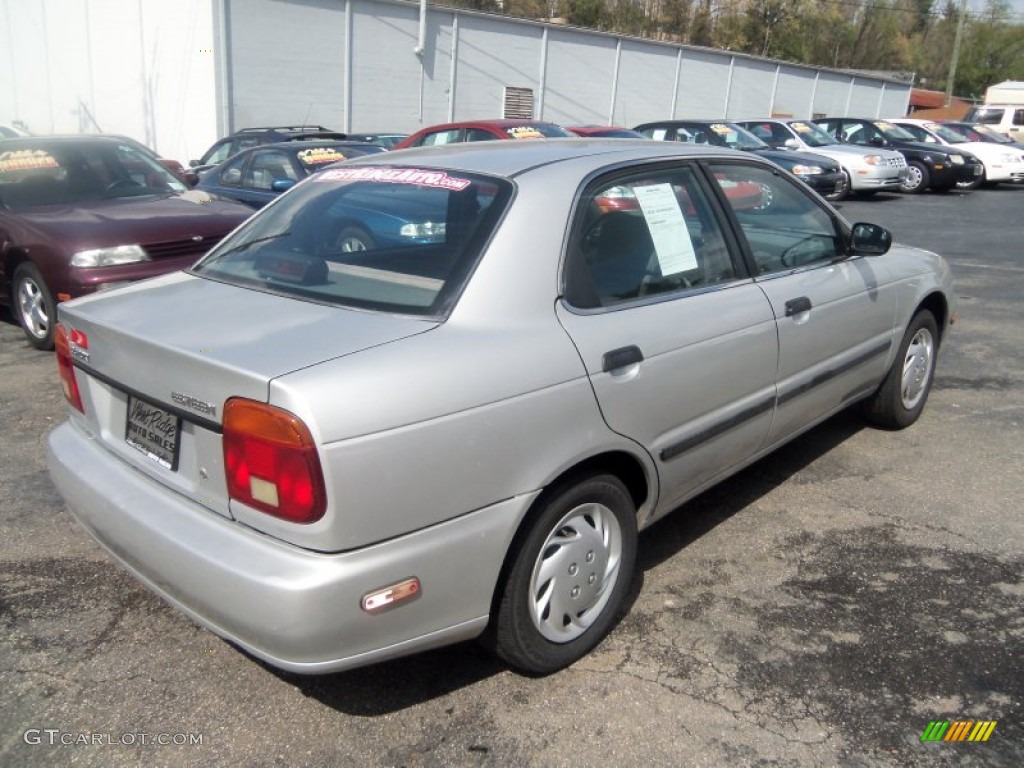 1999 Esteem GL Sedan - Silky Silver Metallic / Gray photo #7