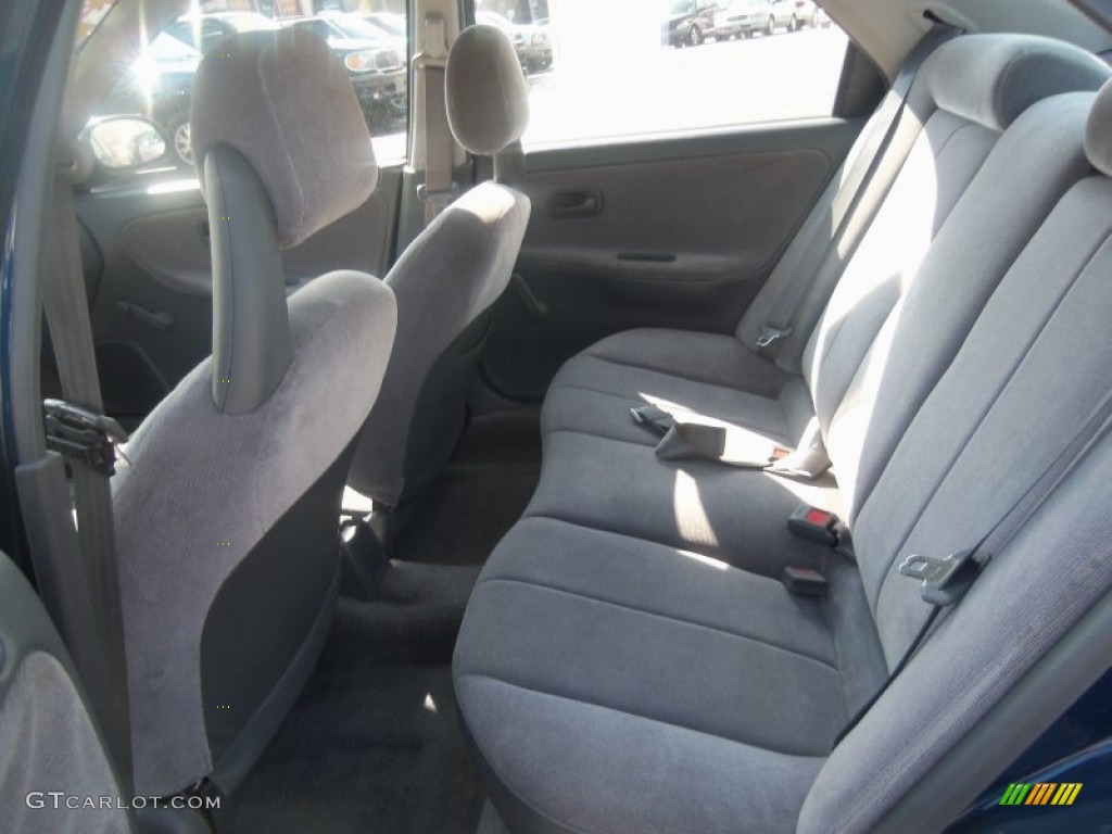 1994 Civic DX Sedan - Harvard Blue Pearl / Dark Grey photo #10