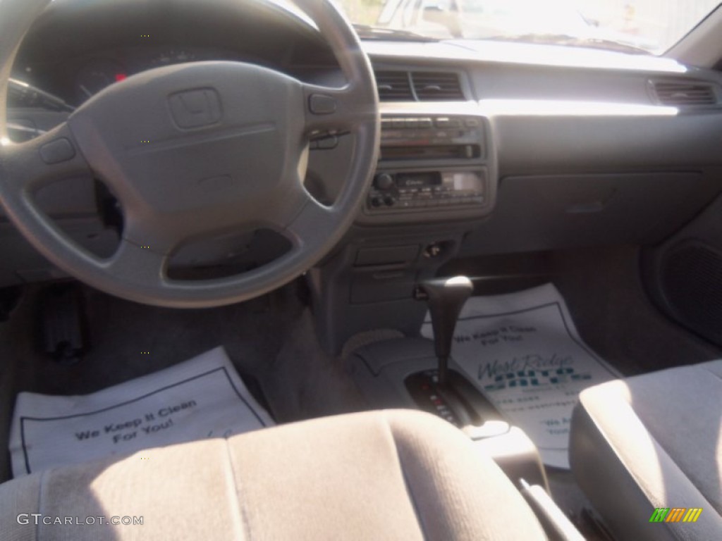 1994 Civic DX Sedan - Harvard Blue Pearl / Dark Grey photo #11