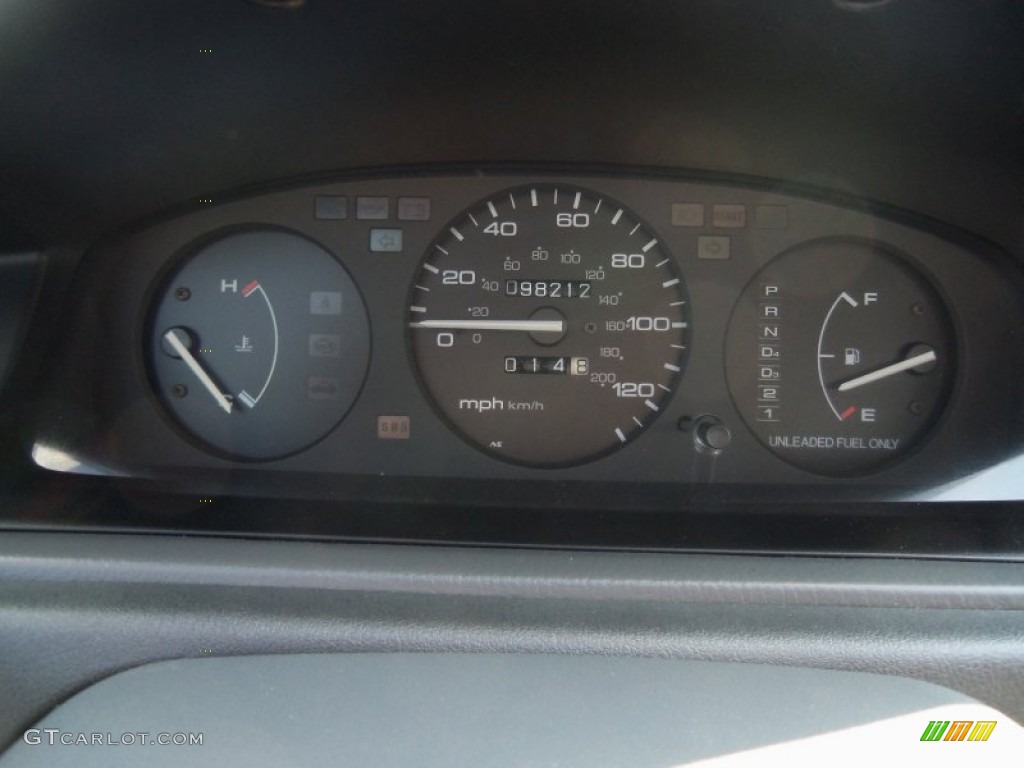 1994 Civic DX Sedan - Harvard Blue Pearl / Dark Grey photo #12