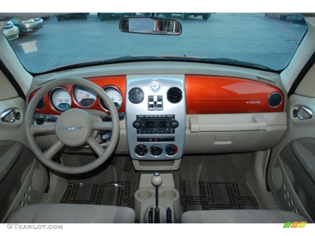 2007 PT Cruiser Touring - Tangerine Pearl / Pastel Pebble Beige photo #6