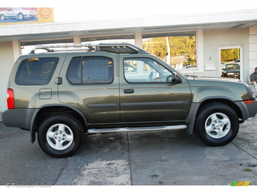 2003 Xterra SE V6 - Canteen Green Metallic / Gray photo #3
