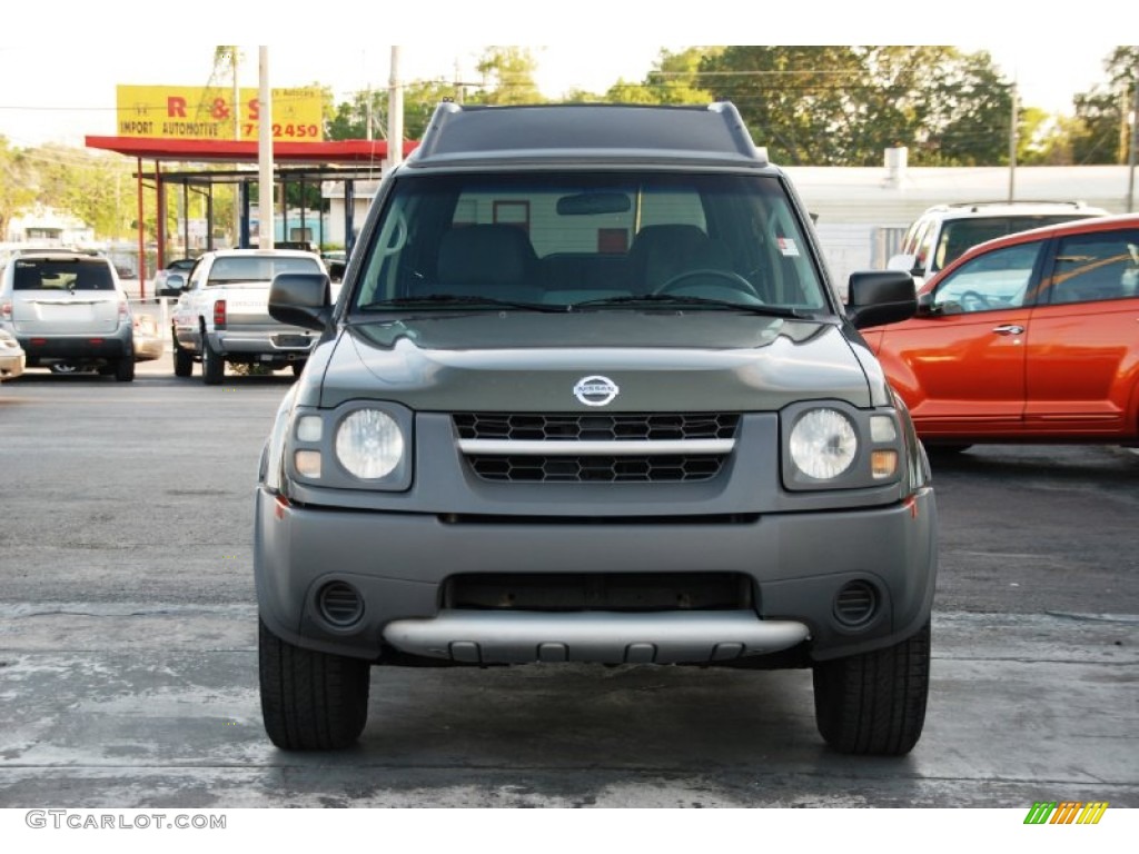 2003 Xterra SE V6 - Canteen Green Metallic / Gray photo #7