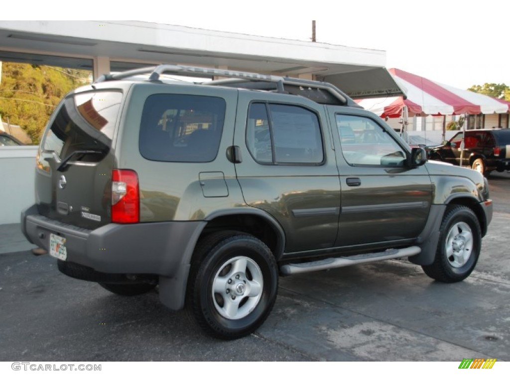 2003 Xterra SE V6 - Canteen Green Metallic / Gray photo #10