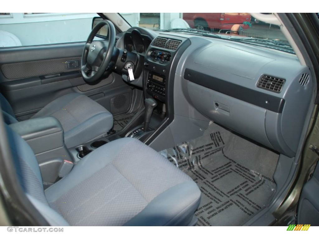 2003 Xterra SE V6 - Canteen Green Metallic / Gray photo #16