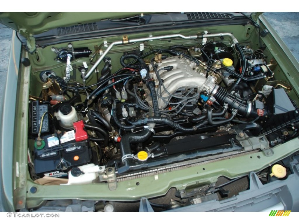 2003 Xterra SE V6 - Canteen Green Metallic / Gray photo #24