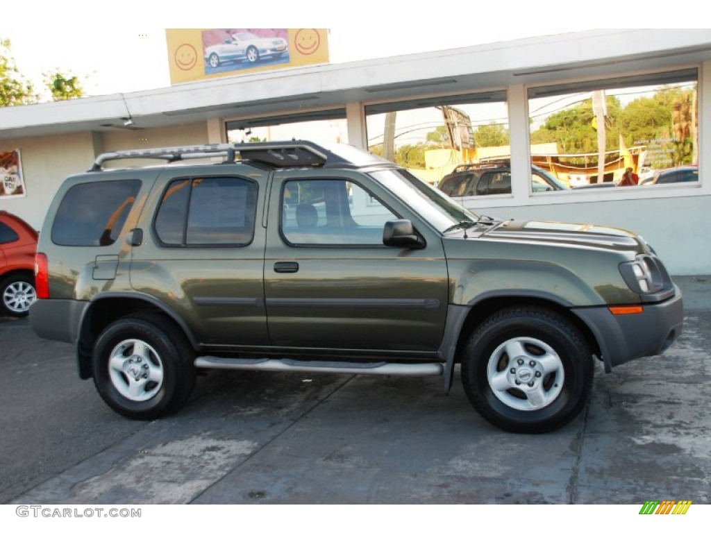 2003 Xterra SE V6 - Canteen Green Metallic / Gray photo #27